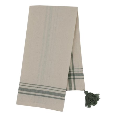 Chic Antique Kjøkkenhåndkle Bomull grønn/krem 50x70
