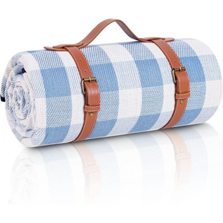 Piknikviltti Extra Large, Vedenkestävä ja Taitettava Rantaviltti, Leirintään, Puistoon, Rannalle, Ruoholle, Sisätiloihin