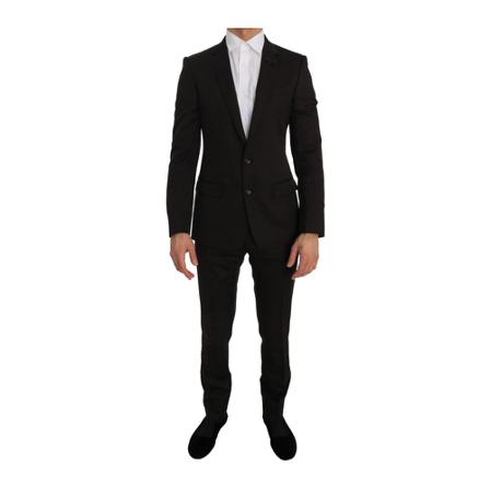 Dolce & Gabbana Crystal Bee Slim Fit Brun, Herre Jakkesæt