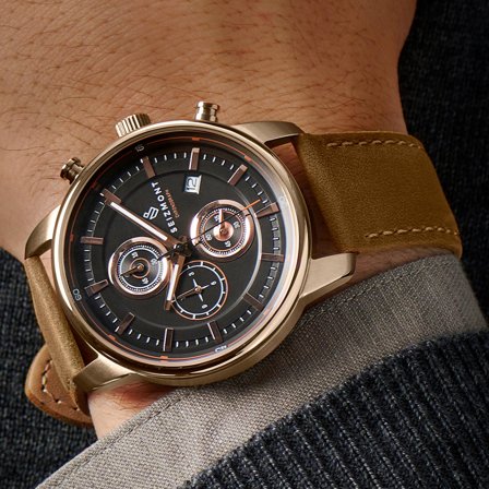 Carson Parva Craftsman Chronograph Watch for Men - Wrist watches