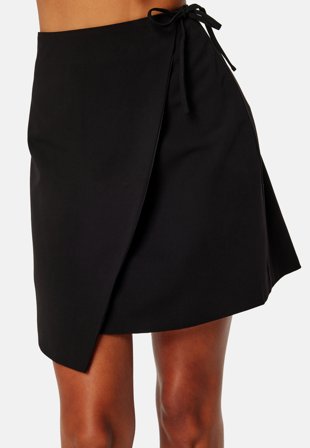Object Collectors Item Cecilie MW Wrap Skirt Black Klær