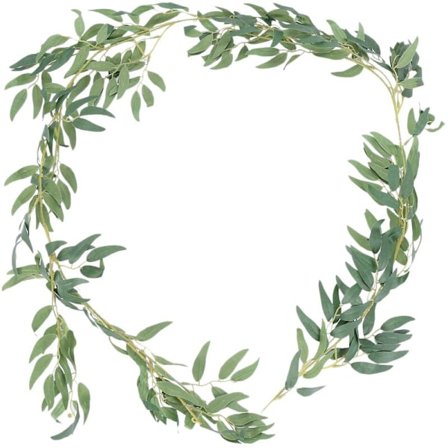 1,8 m keinotekoinen eukalyptus pajunlehdet vihreät kasvit hää DIY koriste kukat kasvi lehti simulointi rottinki koriste simulointi vihreä rottinki