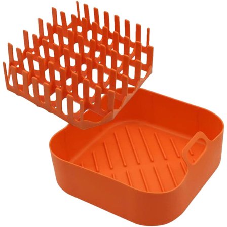 Baconstativ for ovn, Air Fryer silikon baconkokestativ, mikrobølgeovn kokekar baconbaker, nonstick baconmaker mikrobølgeovnsbrett