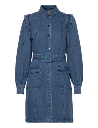 Broomrap Zarah Dress Blue Bruuns Bazaar