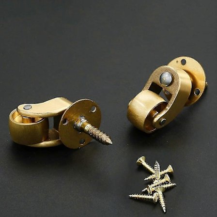 Hjul 4X svängbara hjul, mässingsmöbler, transport, svängbara hjul, tyst rullning