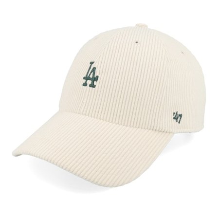 47 Brand - MLB Beige unconstructed Cap - Los Angeles Dodgers MLB Base Runner 47 Clean Up Natural Dad Cap @ Hatstore