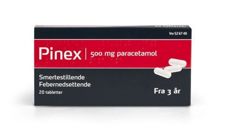 Pinex 500 mg tabletter 20 stk
