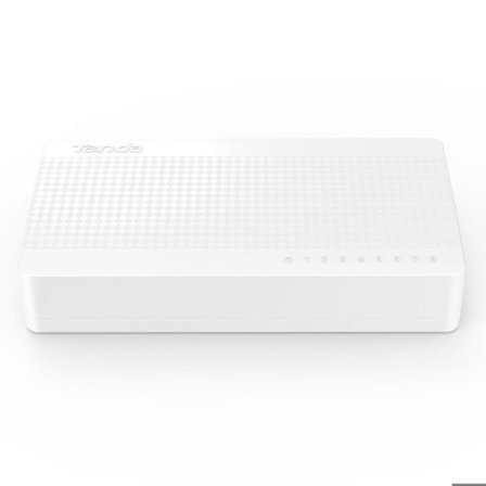 TENDA 8-Port Desktop/Home Switch Megabit 10/100 mbps RJ45, RJ45 Hub, Auto MDI/MDIX, Trådbundet nätverk, Plug&Play, S108