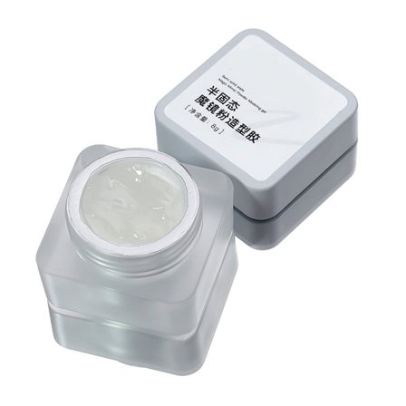 Nagelskulptur Gel Solid Extension Gel 3D Carving Gel Modellering Nagelkonst Gel