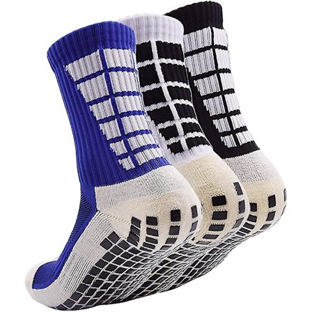 3 par skridsikre hospitalsstrømper, anti-skrid hjemmesko strømper til hospital db