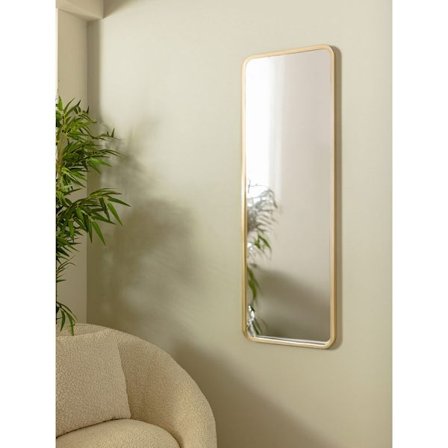 Suorakulmainen peili kulta 40x120cm