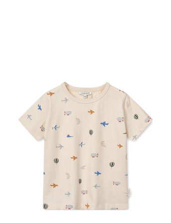 Apia Printed Shortsleeve T-Shirt Beige Liewood