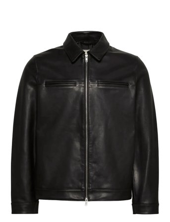 Calvin Klein | Ls 2 Pkt Leather Jacket | S