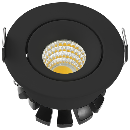 Westal WLD R42 Tilt Downlight vipp, 3 W, 270 lm, svart 2700 K, Belysning
