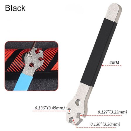 Cykel-eger-nøgle Hjul-eger-nøgle SORT