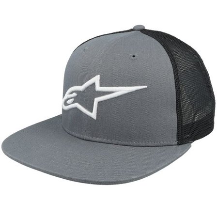 Alpinestars - Grå trucker Keps - Corp Grey/Black A-frame Trucker @ Hatstore