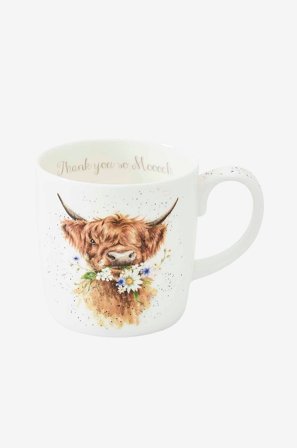 Royal Worcester - Kop Wrendale Designs Thank You 40 cl - Flerfarvet - Kopper & krus - Fra Homeroom