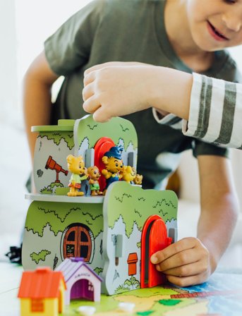 Bamse Bamse Figurset - Multi/patterned - 57 mm