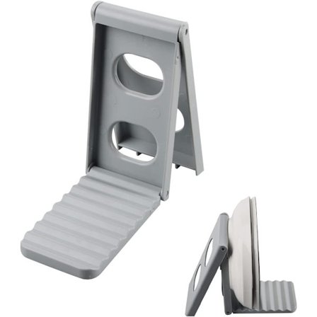 Redskapsholder, Sammenleggbar Lett Tre Kjøkkenredskapsholder, Liten og Lett, Grå
