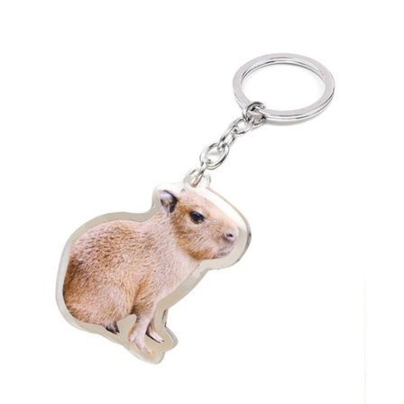 Akryl hengende-sjarm nøkkelring for jenter Barn Party Ornamenter tegneserie Capybara
