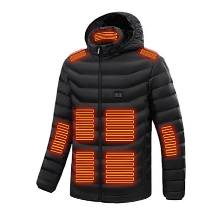 Värmejacka USB Electric Exklusive uppladdningsbart batteri