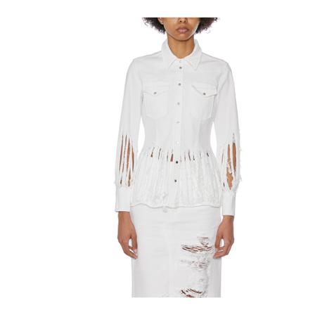 Dondup Shirt Hvid, Dame Skjorter