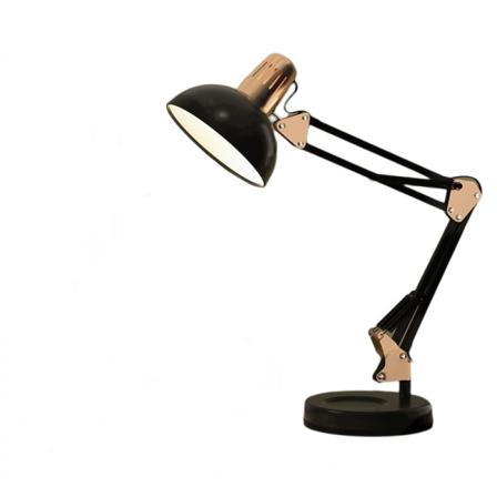 Metallbordslampa, justerbar gåshals arkitektbordslampa