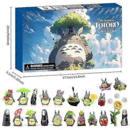 Totoro-hahmot Joulun Adventtikalenteri 24 Päivää Joulun Joulukalenteri Yllätyslaatikko Jouluyllätyslahja