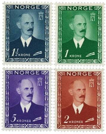 Norge 1946 - AFA 329/332 - Postfrisk