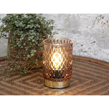 Batteridriven Lampa Med Diamantutskärning Led H13 / Ø8,5 Cm Mocc