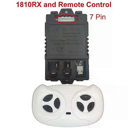 Kontrolboks ZCY1810RX 12V til el-børnebiler med 6 ben 7 ben fjernbetjeningsmodtager controller model JR1810RX