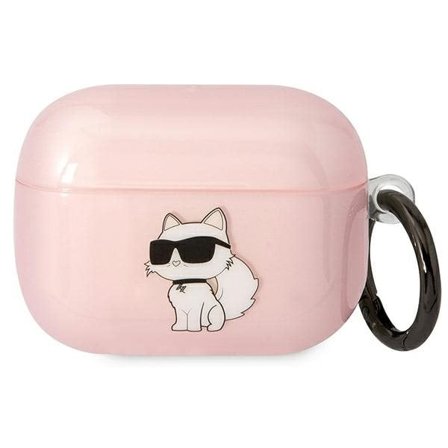 Karl Lagerfeld KLAPHNCHTCP Airpods Pro-cover pink/pink Ikonik Choupette