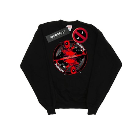 Marvel Deadpool Good Bad Sweatshirt XXL Svart