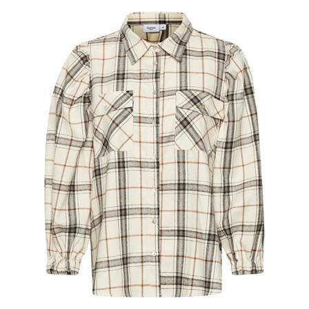 Saint Tropez Evony shirt , Beige , Dames , Maat: L