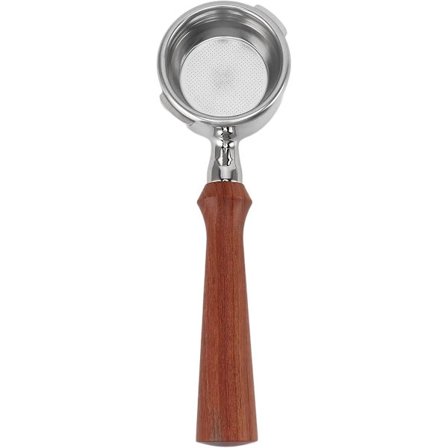 51 mm bunnløst filterholder, design med to håndtak, profesjonelt filter med trehåndtak for kaffemaskin