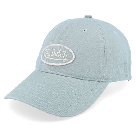 Von Dutch - Grön unconstructed Keps - Oval Patch Light Green Dad Cap @ Hatstore