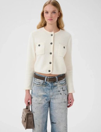 Gestuz Gzcurie Cardigan - Cream - XS
