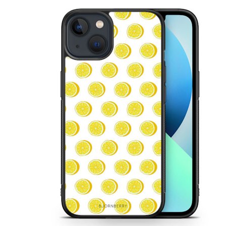 Bjornberry Skal iPhone 13 Mini - Citroner Vit