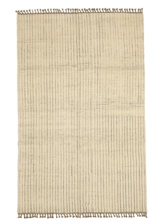 Hand Knotted Berber Style Rug 192X301