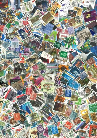 Storbritannien - Frimærkepakke - 1000 forskellige