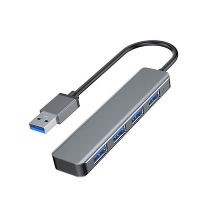 1x3.0+3x2.0 USB -hubb med 4 portar förlängd kabel Slim portabel USB 3.0 splitter för Windows systemdator