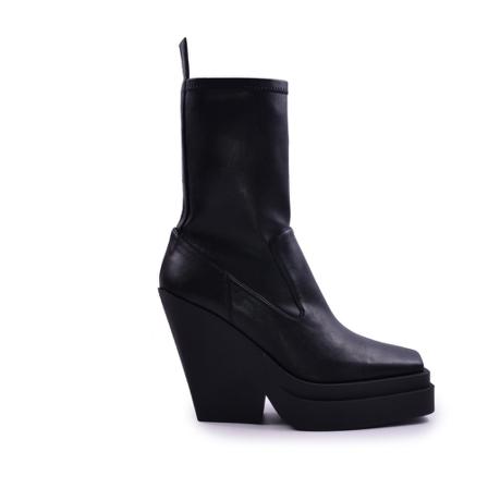 Gia Borghini, Heeled Boots Zwart, Dames, Maat:39 EU,rubber
