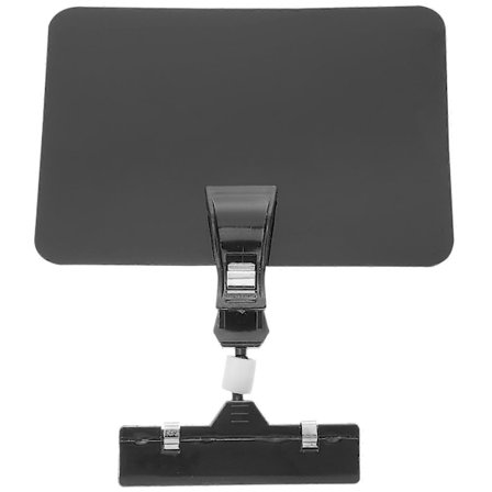 Sileäpintainen hintalapputeline pyörivällä klipsillä kauppoihin