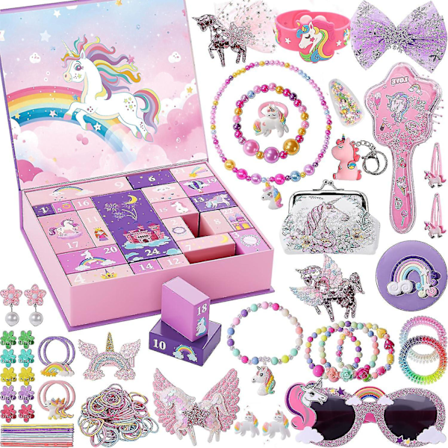 DIY Håndrevet Nedtællingskalender Blind Box Julegave til Piger--