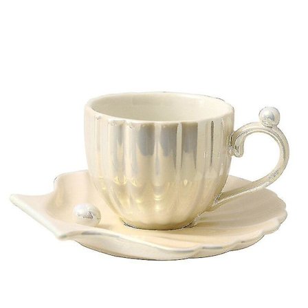 Sød Kreativ Porcelænskop med Underkop Keramik Simpel Tesæt