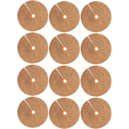 Kate, Kookoskuitukate Rengas Suojamatto Puille Kookospuun Ruukun Kate 20cm 12 Kappaletta