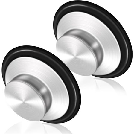 Kjøkkenvaskpropp 3,35 tommer Kjøkken Rustfritt Stål Avfallskvern Kjøkkenvaskplugg for Insinkerator Kitchenaid Waste King Kohler