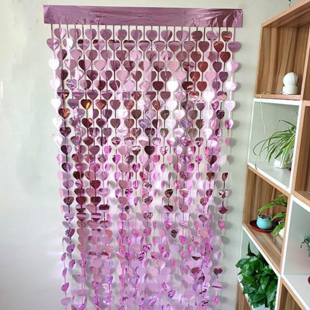 Festdörr Gardin Kärlek Vägg Bakgrund ROSA