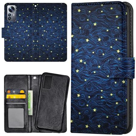 Xiaomi 12 - Mobilcover/Etui Cover Stjernemønster