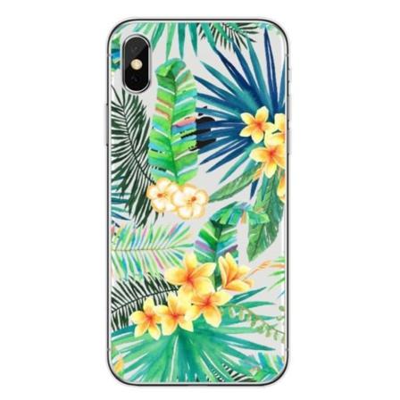 Tpu Regnskogsskal Till Iphone 6/7/8/se, Blommor